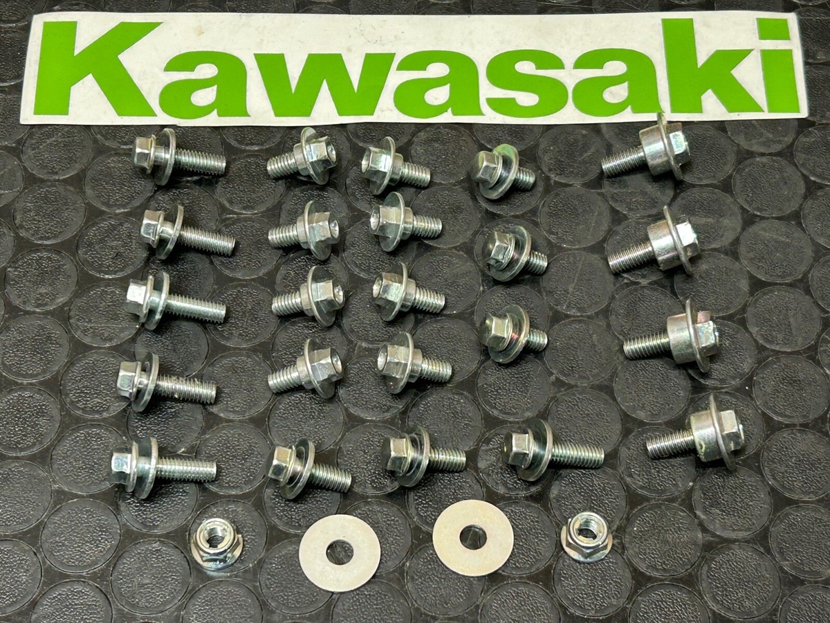 2020-2025 KAWASAKI KX85 BOLT KIT OEM PLASTICS FENDERS SIDE COVERS
