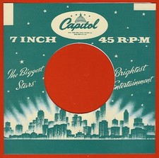 CAPITOL green building logo REPRODUCTION RECORD COMPANY SLEEVES - pack of 10 