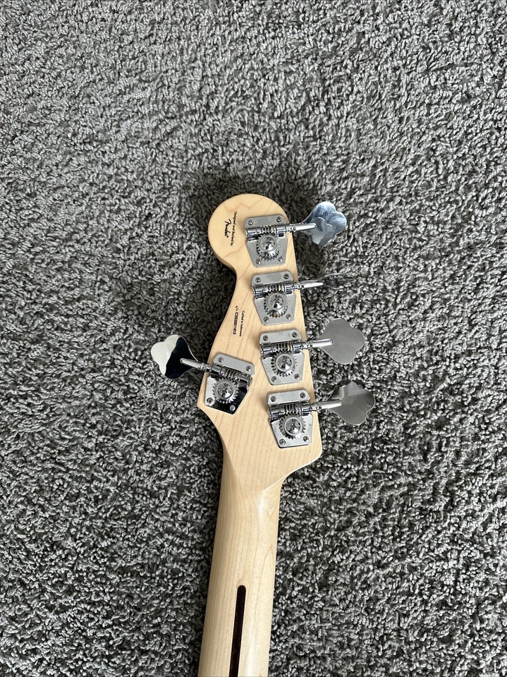 5-струнная джазовая бас-гитара Squier Affinity серии V — олимпийская белая - Изображение 4 из 4