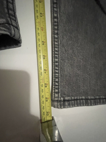 Levi's Herren 502 38x30 Original Straight Fit Jeans - Grau Waschung Lesen - Bild 12 von 17