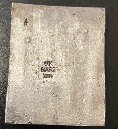 @2.6 Oz MK BarZ "City of Angels" 999FS Sandcast Relief Art Work by Anna Marie - Picture 4 of 6