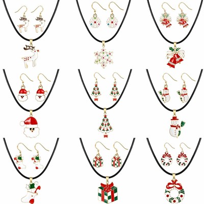 Lux Accessories Glitter Snowflake Christmas Xmas Dangle Earrings