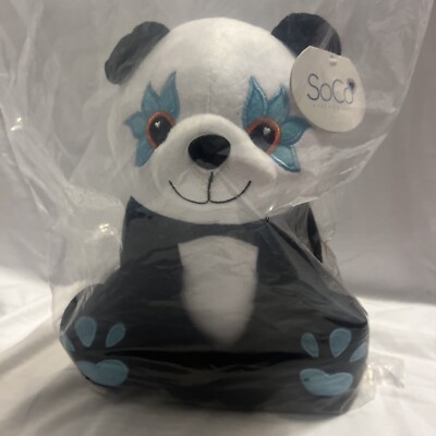 Aloha Panda Bear Plush Stuffed Animal SoCo Hawaii 12 