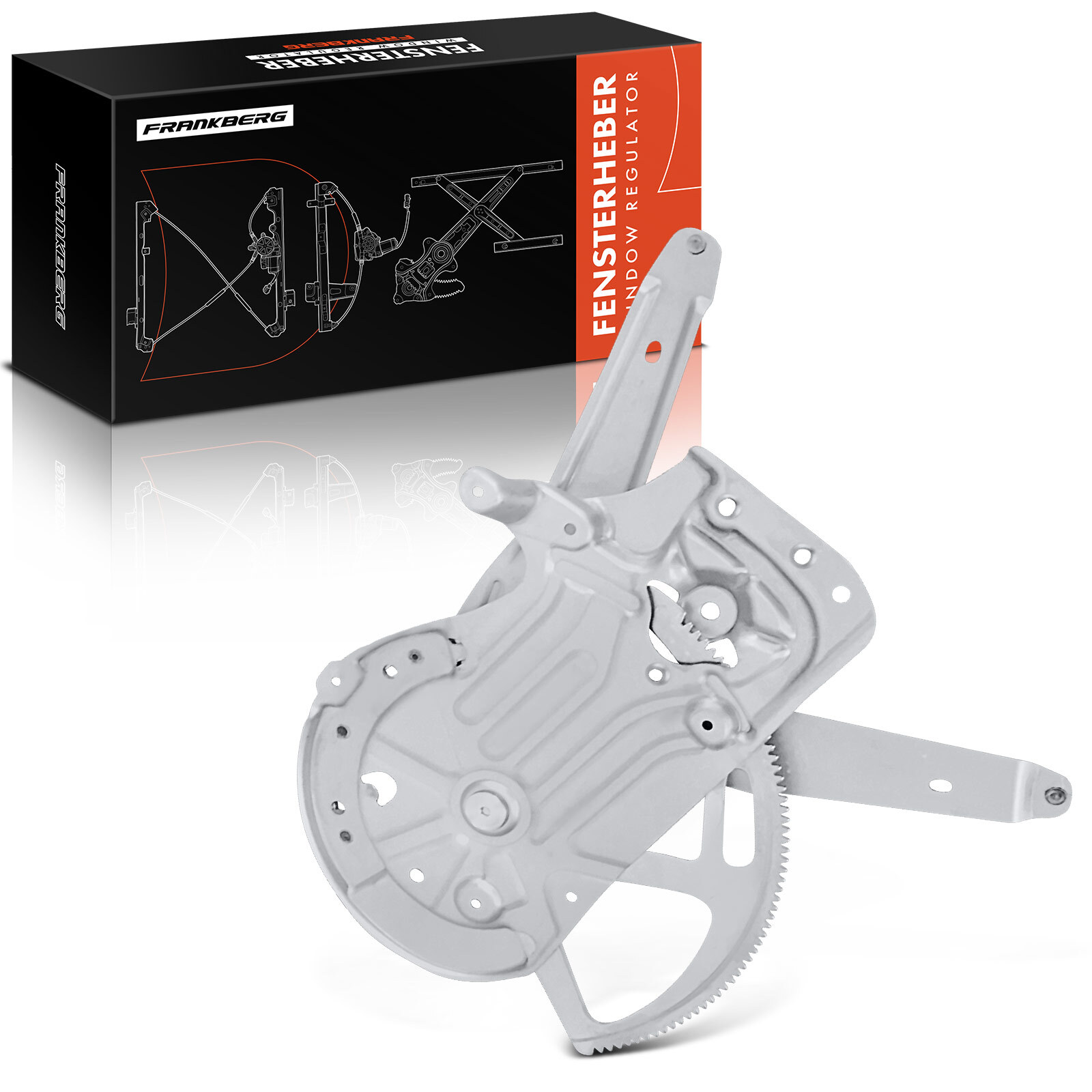 FRANKBERG Power Electric Window Regulator without Motor for Front Right