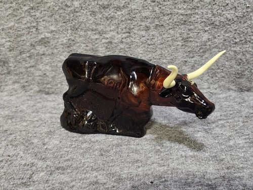 Vintage Avon LONGHORN STEER / BULL / CATTLE Decanter 5 oz. Bottle NEW Beautiful - Picture 10 of 18