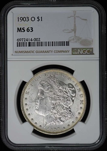 1903-O Morgan Dollar S$1 NGC MS63