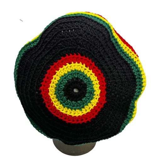 Handmade Crochet Design Dreadlocks Roots Cap Hat Tam Rasta Jamaica Hats CAPS - Picture 13 of 109