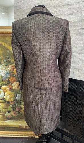 Jones Studio Brown With Black Trim Size 8 Career - Picture 7 of 17