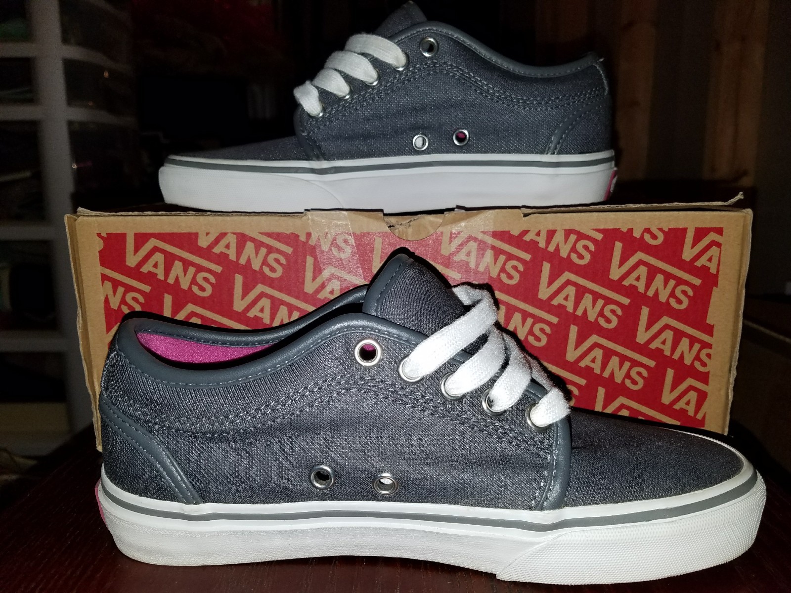 grey vans size 5.5