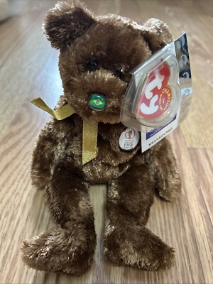 Ty Beanie Baby Champion Bear 2002 FIFA Word Cup for sale online | eBay