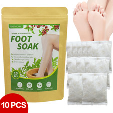 10x Herbal Mugwort Foot Soak herbs SPA Athletes Feet Bath Detox Odor Eliminator