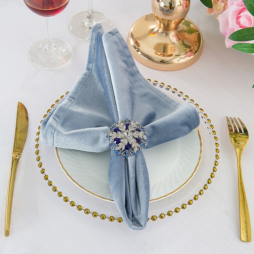 Wedding Linens Inc. 20" x 20" (10 pcs) Italian Velvet Napkins - Picture 8 of 13