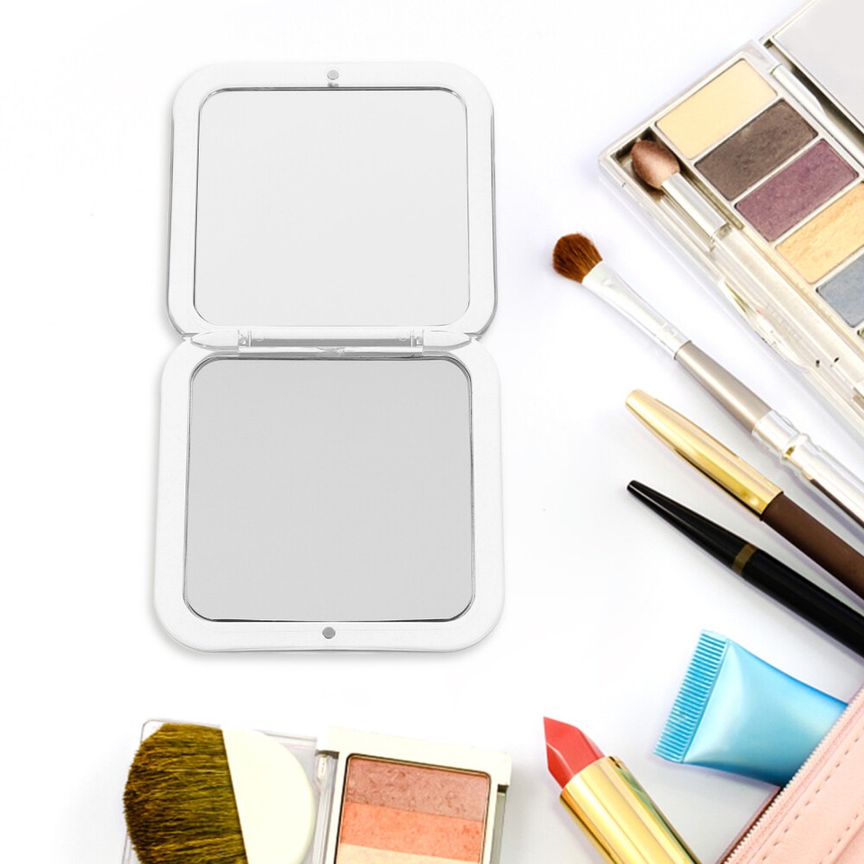 Vintage Compact Mirror Small Compact Mirror For Purse 7X Square Folding