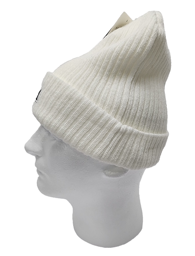 Titleist Charleston Cuff Golf Knit Beanie Bone Black White Logo Patch NWT #1845 - Picture 10 of 12