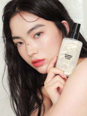 3CE SHIMMER MAKEUP FIXER 95ml, Setting Sprays, Korean Cosmetics, Kbeauty, sample