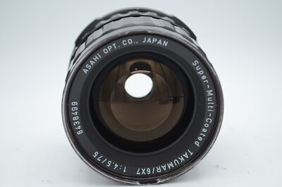 Pentax 75mm F/4.5 SMC Takumar Lens For Pentax 6X7 Series