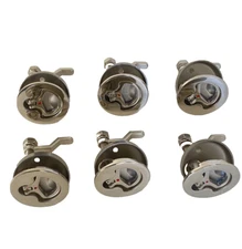 6 PCS Sport Master 316 Stainless Steel Flush Pull Up Hatch Latch For Boat and RV