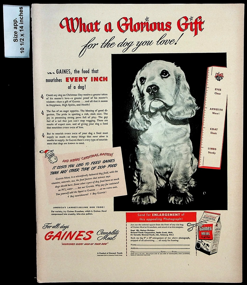 Puppy food cost sales