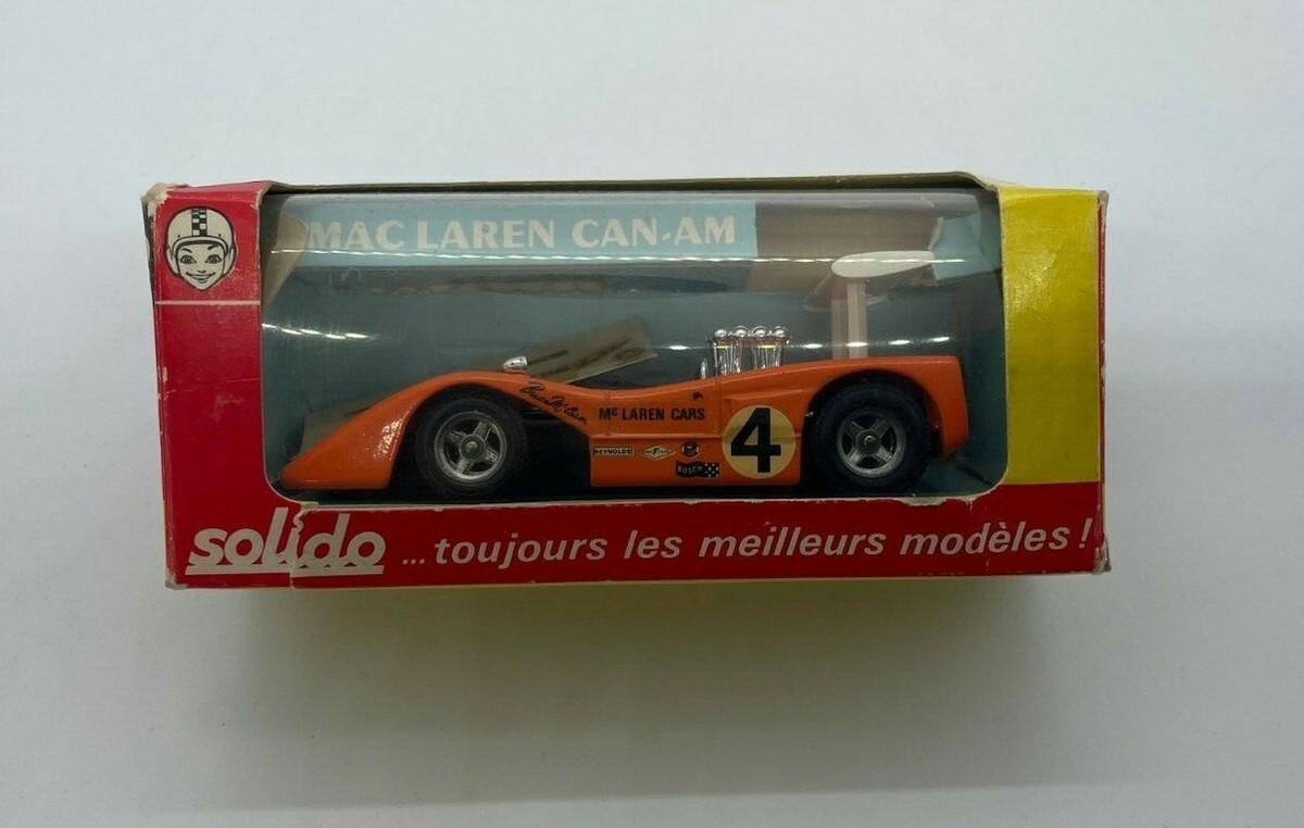 MAC LAREN CAN AM SOLIDO ref 176 années 1970 BOITE ORIGINE