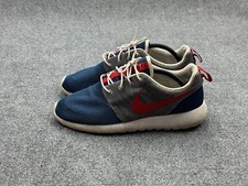 Nike ID Shoe Mens Size 10.5 Red Grey Blue Ath...