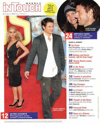 IN TOUCH Magazine January 2 2006 Brad Pitt Angelina Jolie Jessica Simpson - Imagen 2 de 4