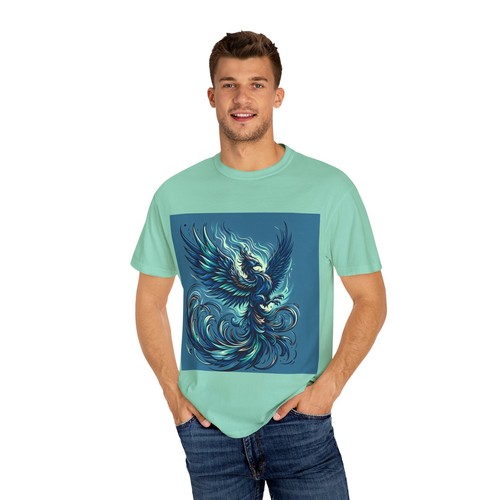Mystical Phoenix T-Shirt, Unisex Graphic Tee, Boho Style Shirt, Gift for Nature - Picture 9 of 57