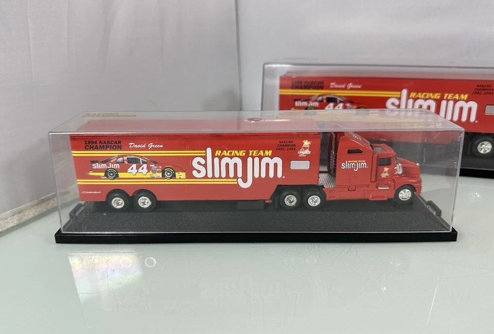 Remolque transportador Nascar Racing Champions #44 Slim Jim 2 piezas, 1:64 y 1:43 Foto 3 de 4