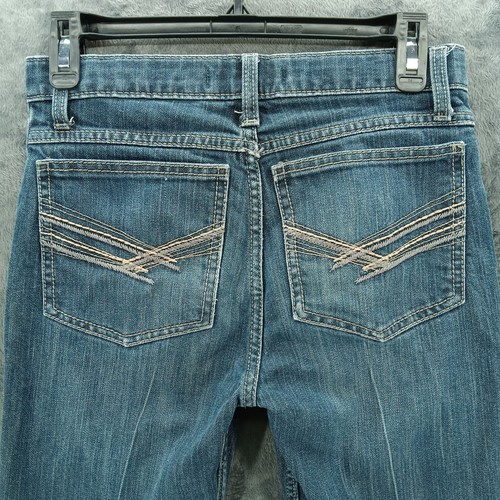Wrangler 20X Vintage Bootcut Denim Jeans Boys 16 Slim Adjustable 42BWXJD Blue - Picture 11 of 16