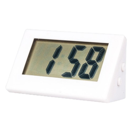 LCD Small Battery-operated Digital Clock With Button Battery For Office Table - Picture 13 of 15