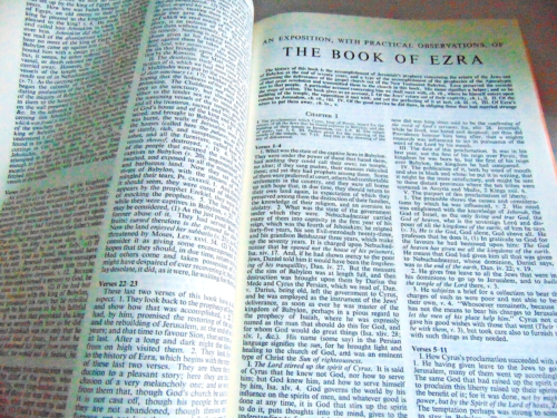 The Matthew Henry Commentary on the Whole Bible in 1 Volume 1972 Lg Hardcover - Bild 4 von 6