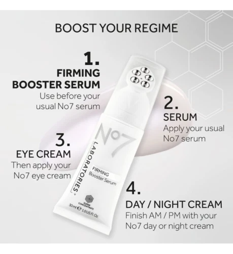 Boots No7 Laboratories FIRMING BOOSTER SERUM ANTI AGING CLINICALLY PROVEN 30mL - image 4 of 4