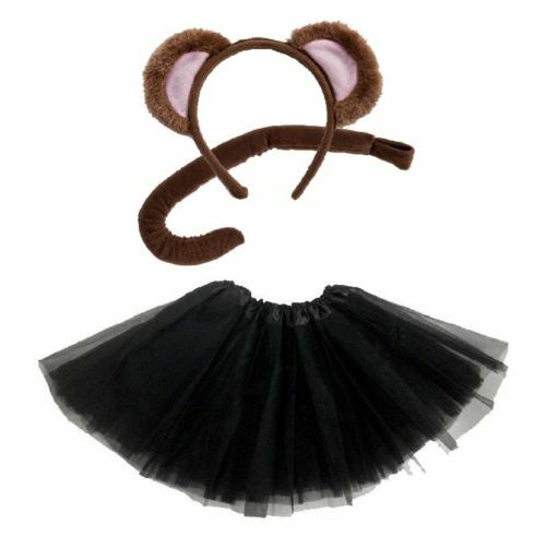 Kids Girls Book Week Day Animal Tutu Costume Fancy Dress Halloween Party Outfit - Picture 20 of 63