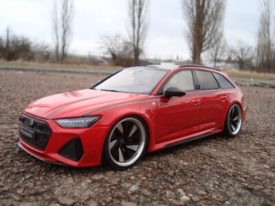 1:18 MTM Audi RS6 Avant Tiefer Tuning mit 22 Zoll Audi E-tron Echt Alu Felgen