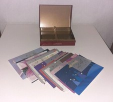 Adventskalender mit 24 schönen Postkarten und Kästchen