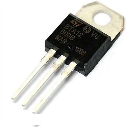 5Pcs TO-220AB BTA12-600B BTA12 Triac 600V 12A Ic New fv - Bild 2 von 2