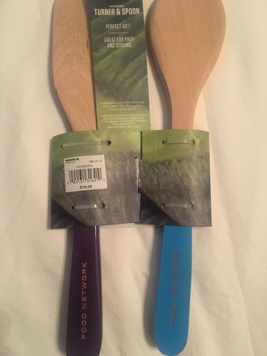 Juego de 2 giradores y cucharas de madera Food Network - Imagen 3 de 3