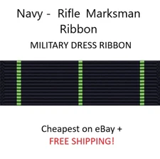 NAVY RIFLE MARKSMAN RIBBON - OFFICIAL ISSUE (for Military Dress Uniform)