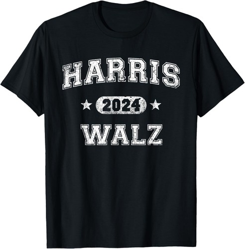 Camiseta Harris Walz 2024 Vintage Team S-5XL - Imagen 1 de 2