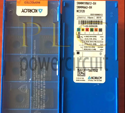 Hoja CNC 10 piezas/nueva KORLOY SNMM190612-GH NC3120~ - Imagen 3 de 6