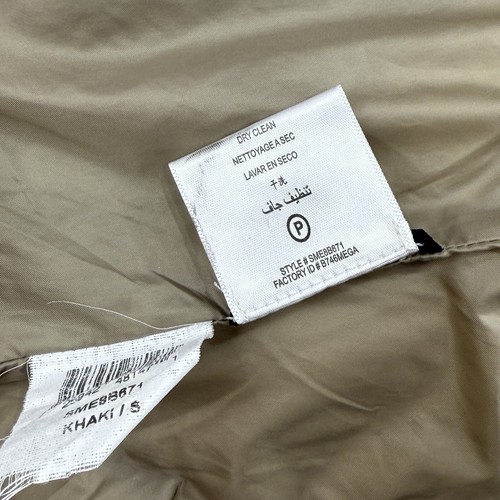 BCBG Maxazria Down Vest Womens S Khaki Asymmetrical Full Zip Pockets Outdoor - Picture 12 of 13
