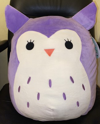 Squishmallow Holly The Purple Owl Giant 16â | NWT | Fast Shipping! RARE! 734689379750 | eBay