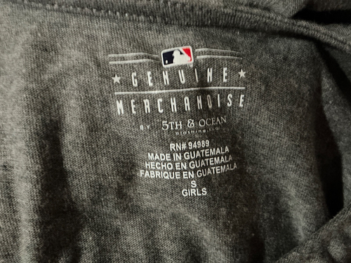NWT New York Yankees 5th & Ocean - Genuine Merchandise Gray Tank Top Sz S - Picture 4 of 4