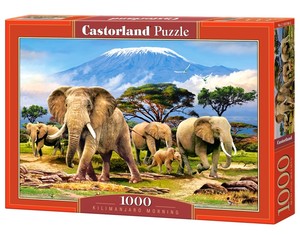 Details Zu Castorland C 103188 Puzzle Kilimanjaro Morning Afrika Tiere Natur 1000 Teile
