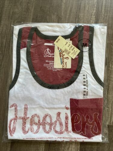 Camiseta sin mangas Pressbox Indiana Hoosiers para mujer - Imagen 4 de 4
