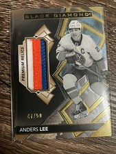 ANDERS LEE 2020-21 Black Diamond Premium Relics Patch #47/50
