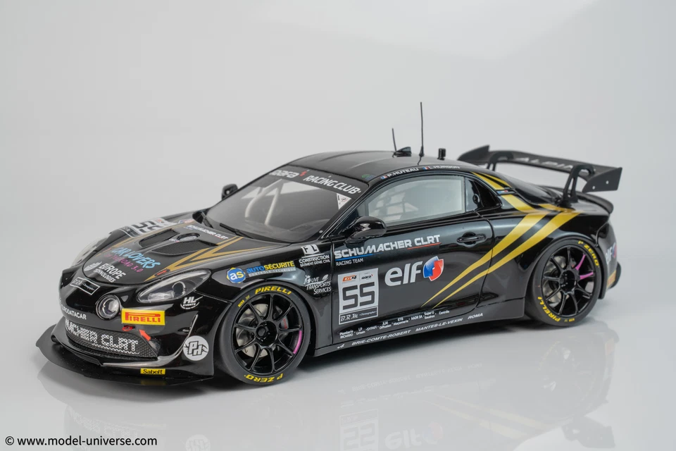 Alpine A110 GT4 Evo GT4 Serie Europea 2024 P.Huteau, L.Hurgon - Escala 1:18... Foto 4 de 4