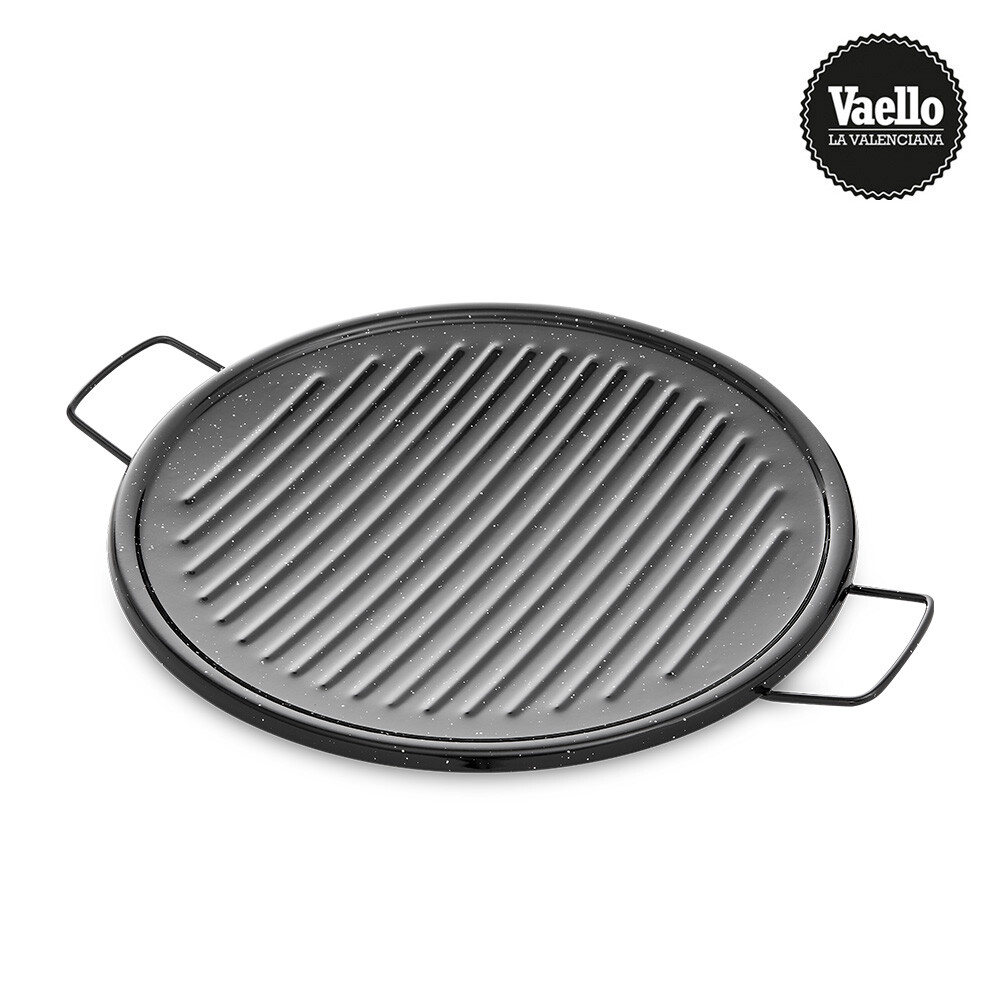 E3/75467 Asador Grill Esmaltado Asas Ø46Cm. Vaello