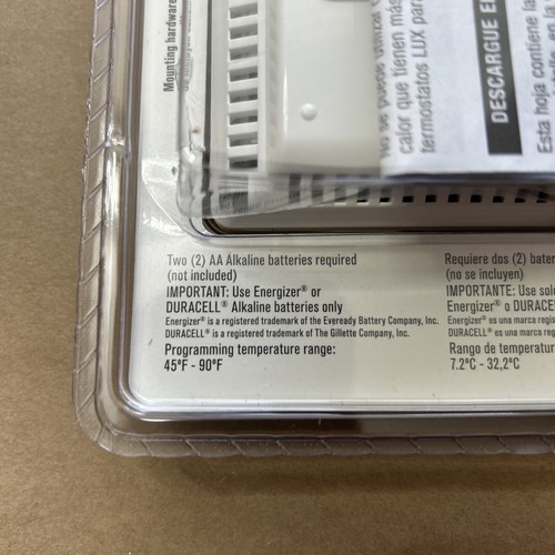Ace Programmable Thermostat 7day 4693081 White 1 Heat/1 Cool Setting - Picture 3 of 3