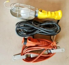Lot of 2 Portable Hand Light Lamps