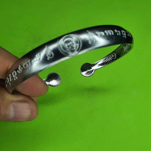 Pulsera Acero Inoxidable 12 Zodiaco LP Ngern Talismán Buda Tailandés Amuleto - Imagen 2 de 4